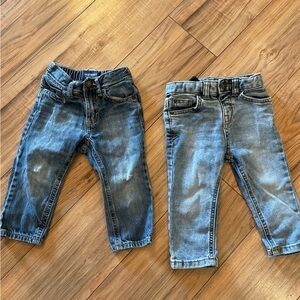 Lot of Boy toddler jeans